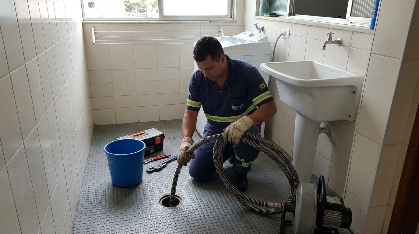 Desobstrução na Cozinha em Rio Verde‑GO