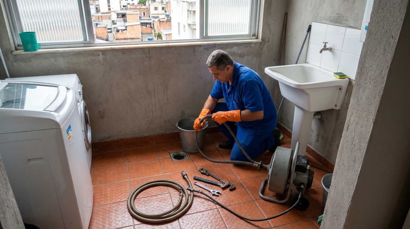 Limpeza Profunda de Ralos em Rio Verde‑GO